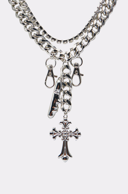 ALL I SEE IS CHROME NECKLACE