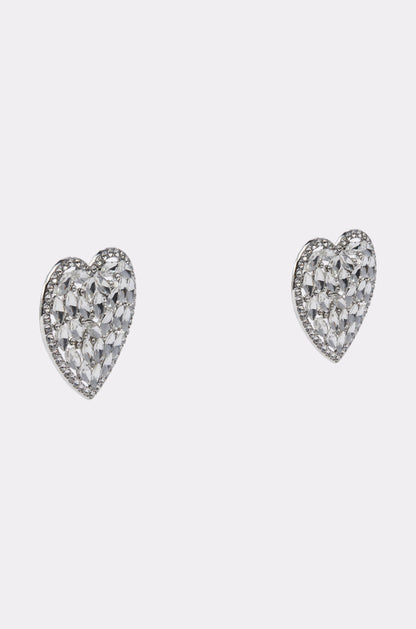 ALL MY HEART EARRING IN SILVER