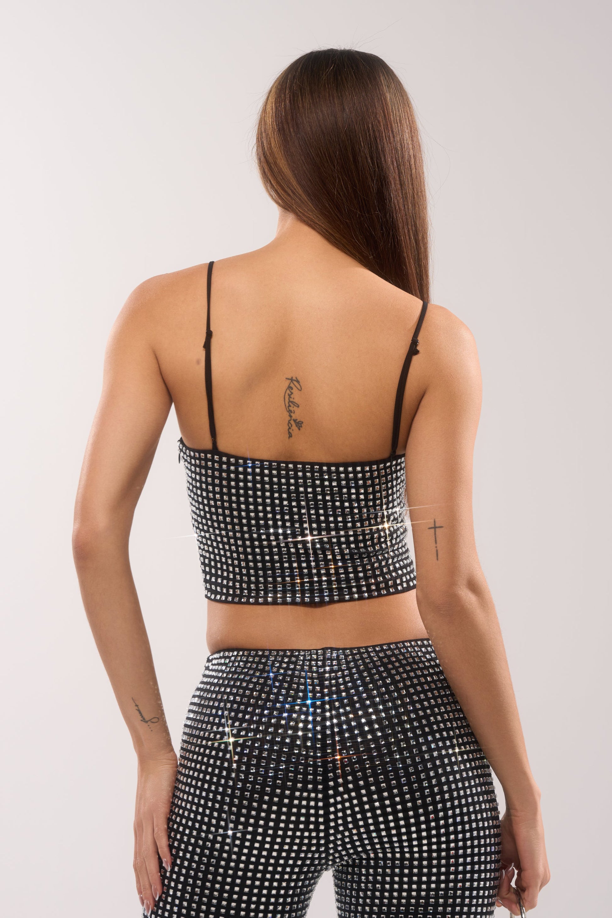 ALL EYES ON ME RHINESTONE BLOUSE