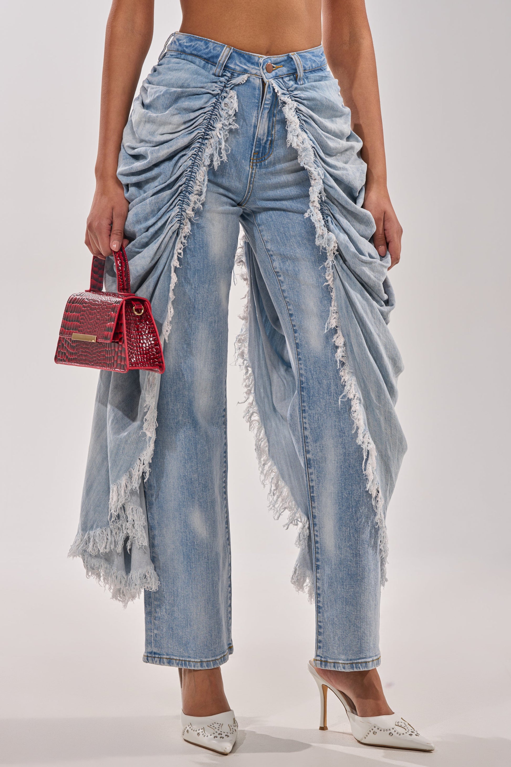 ALL OVER THE PLACE DENIM PANT