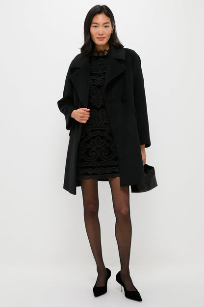 Black Harley Peacoat