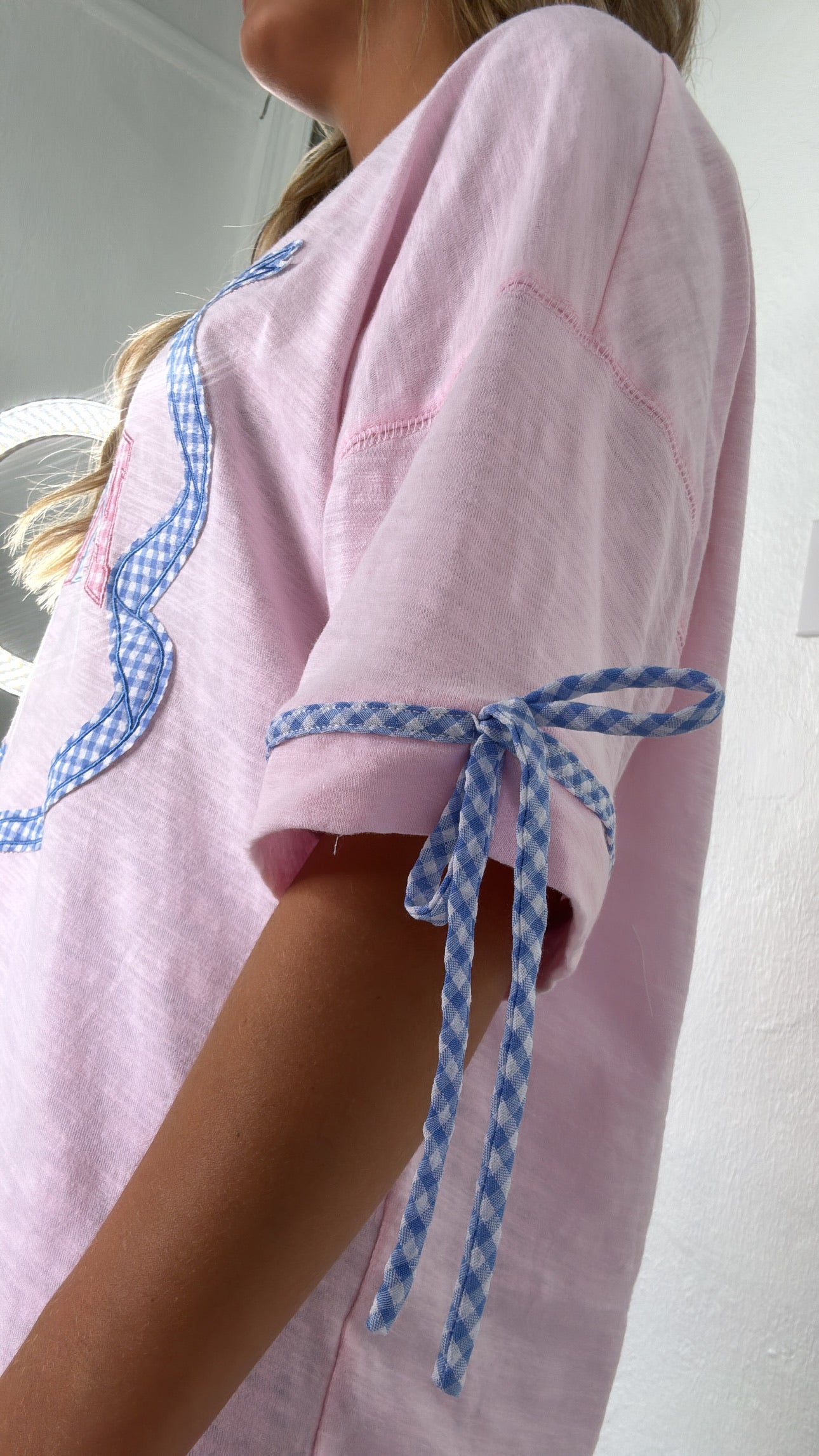 Darling Bowtie Top, Lt. Pink