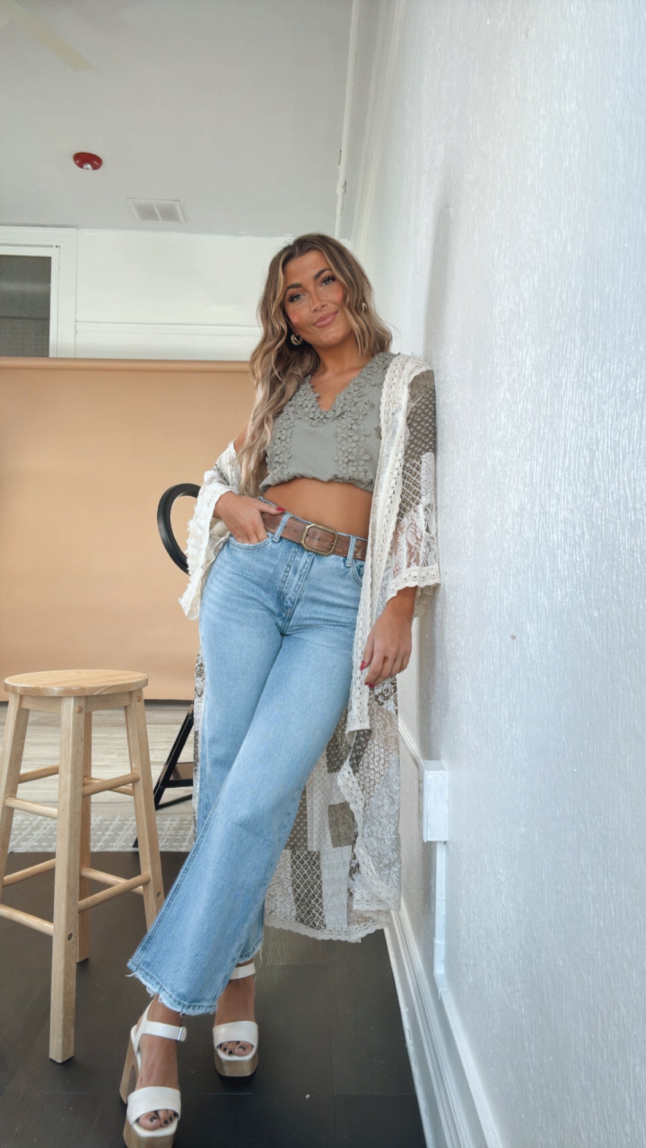 Drew High Rise Wide Leg Denim Jean, VERVET