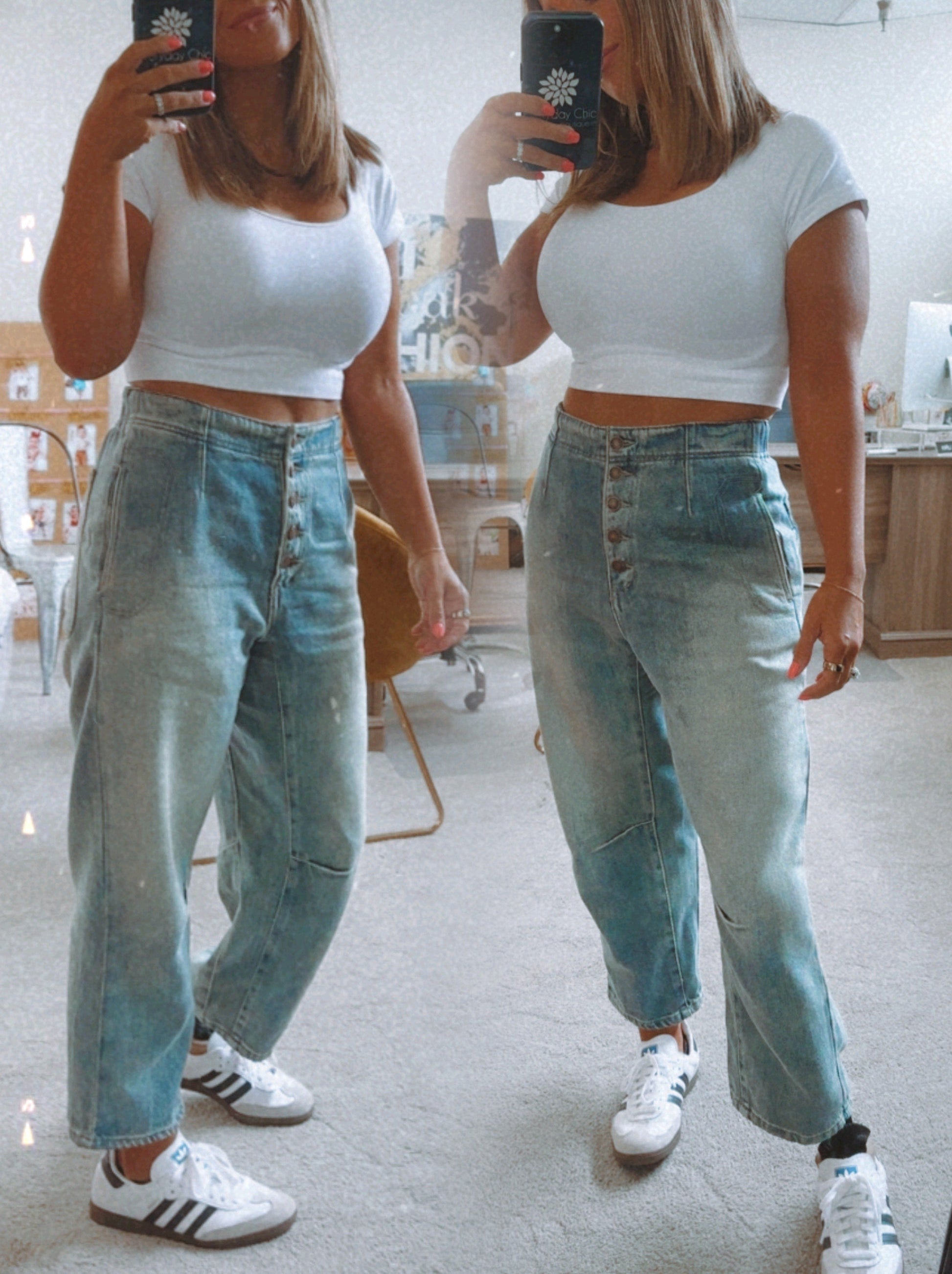 Barrel Denim Jeans
