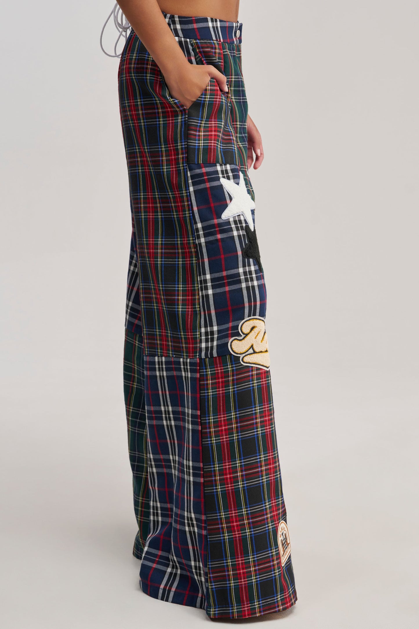 ALL ABOUT ME PLAID TROUSER