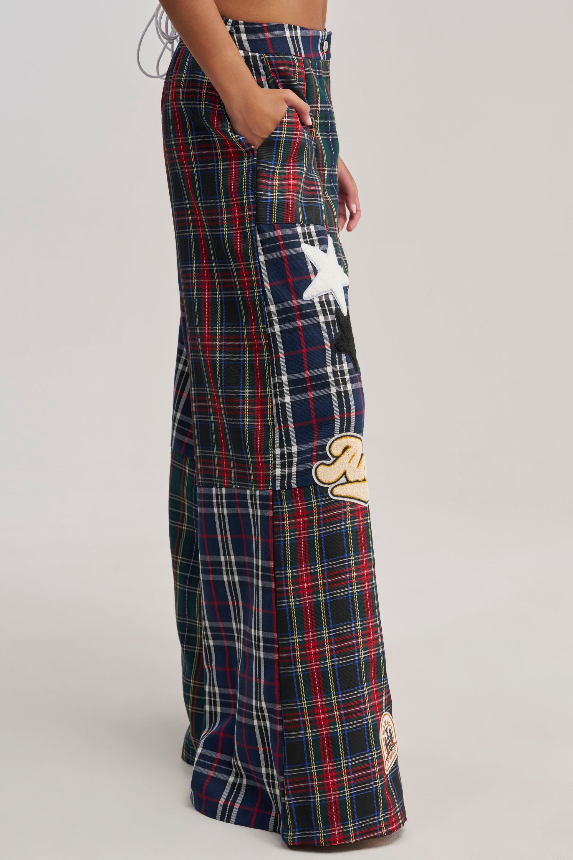 ALL ABOUT ME PLAID TROUSER