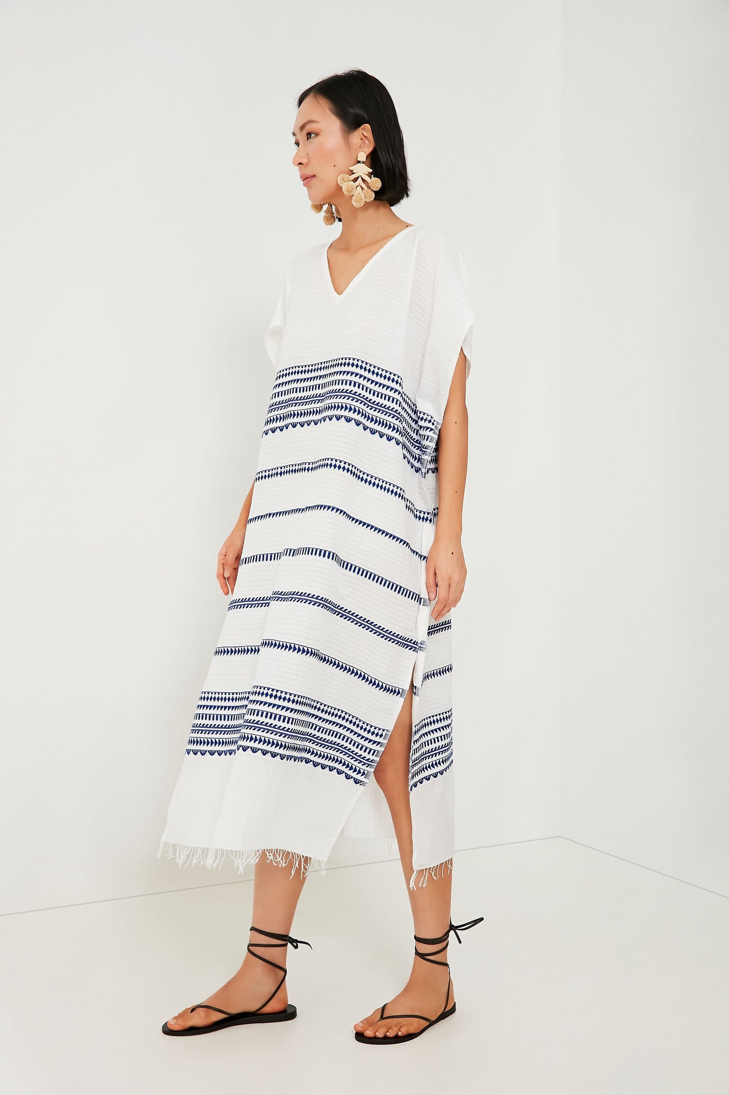 Blue Yani Classic Caftan