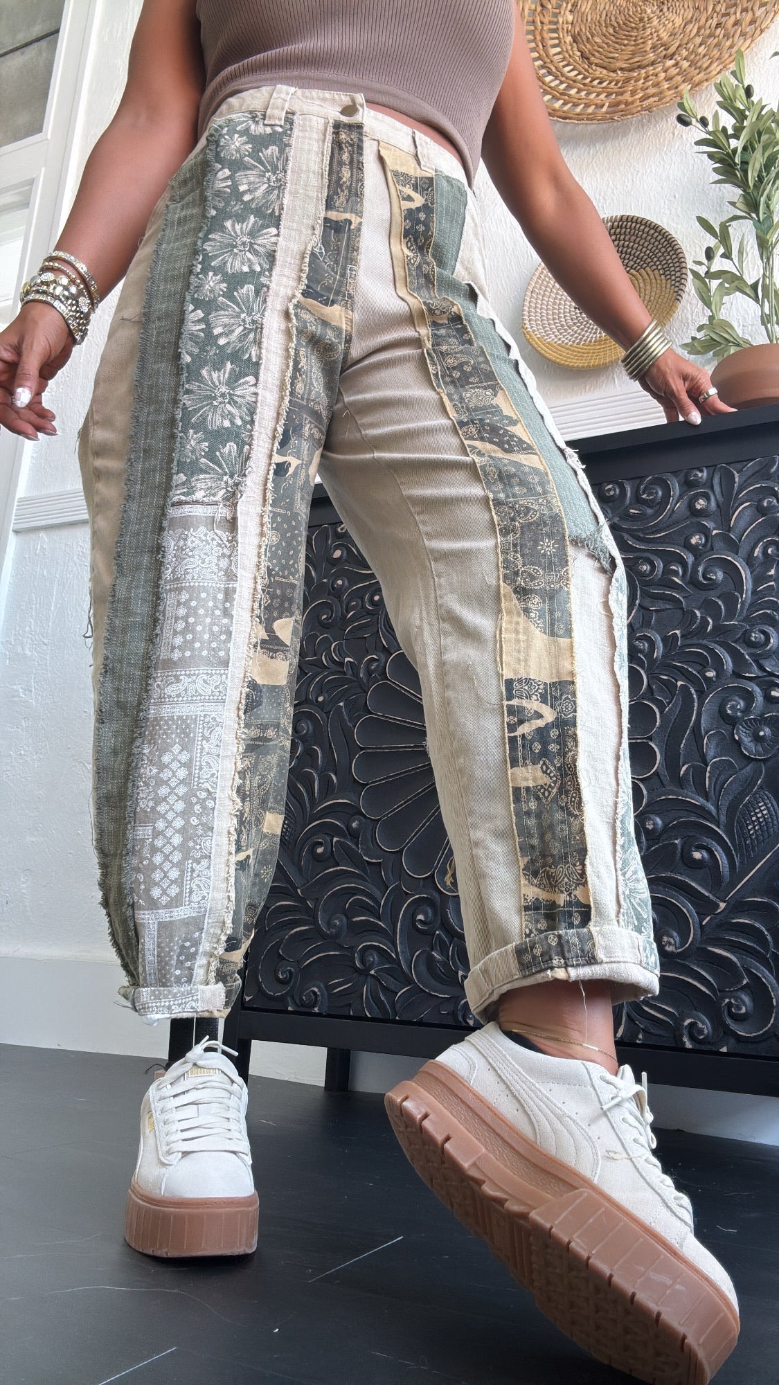 Pure Artistry Patchwork Pant