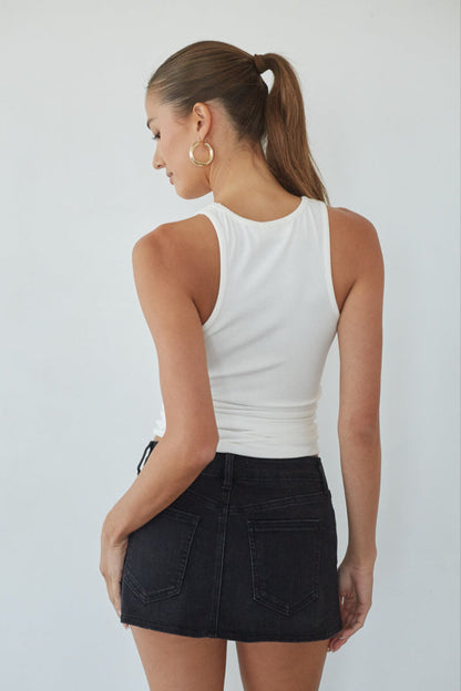 Dasha Micro Mini Denim Skort