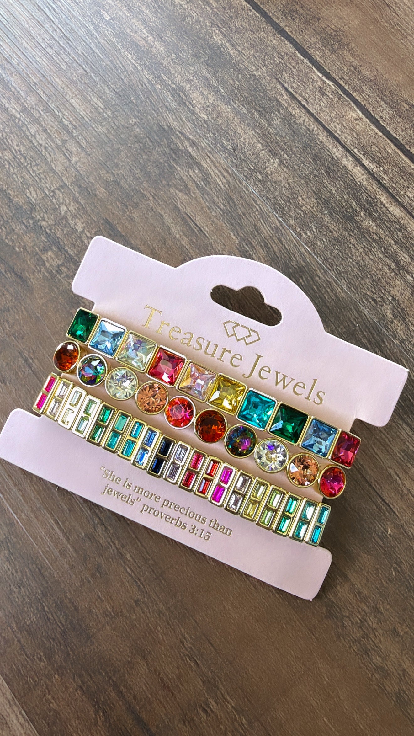 Rainbow Bracelet Stack