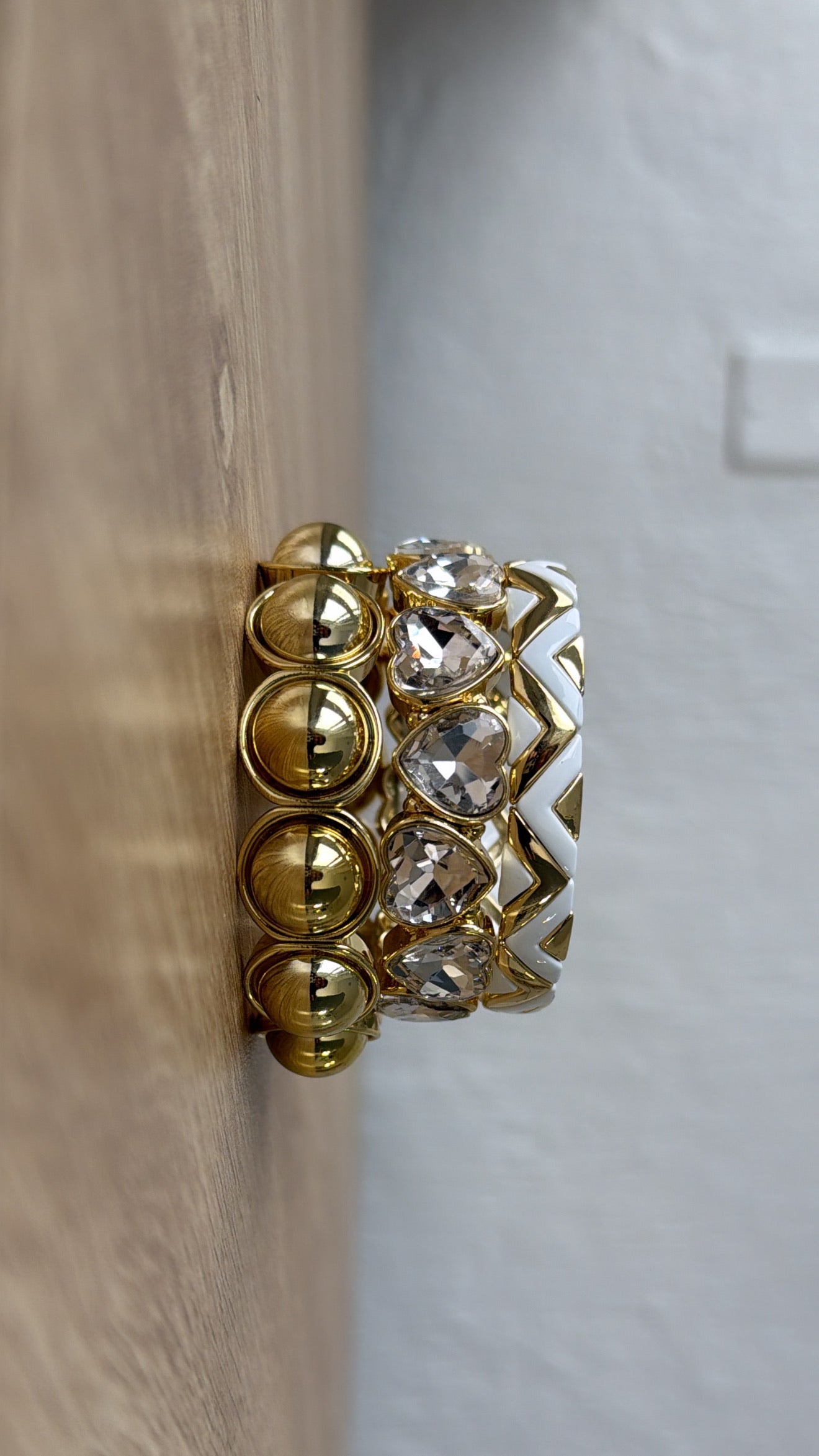 Pearly Love Bracelet Stack