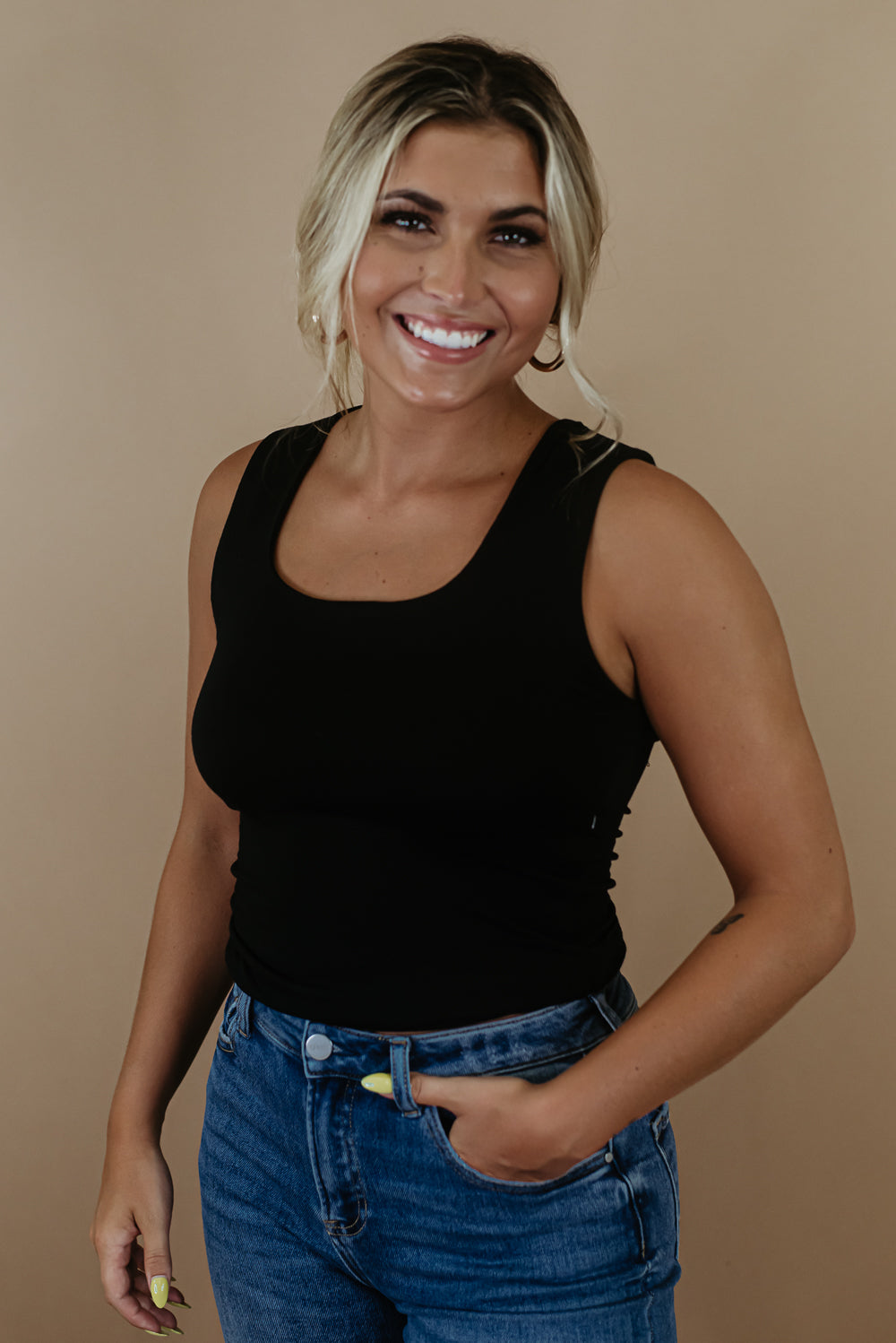 Daily Bliss Basic Tank, Black