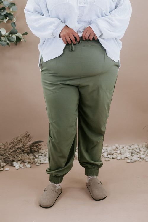 Jump To It Jogger, Olive