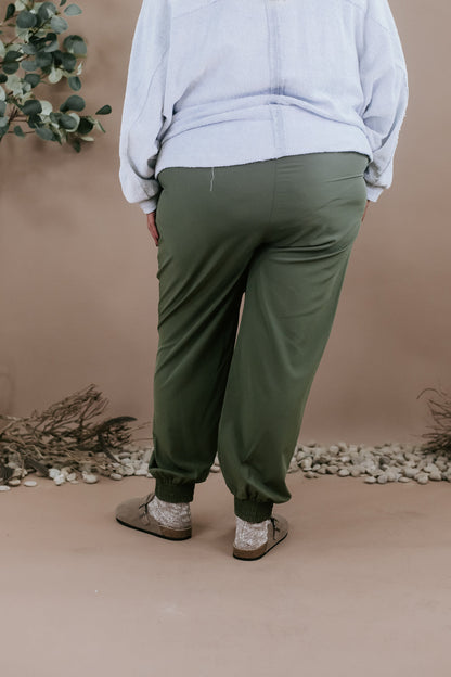 Jump To It Jogger, Olive