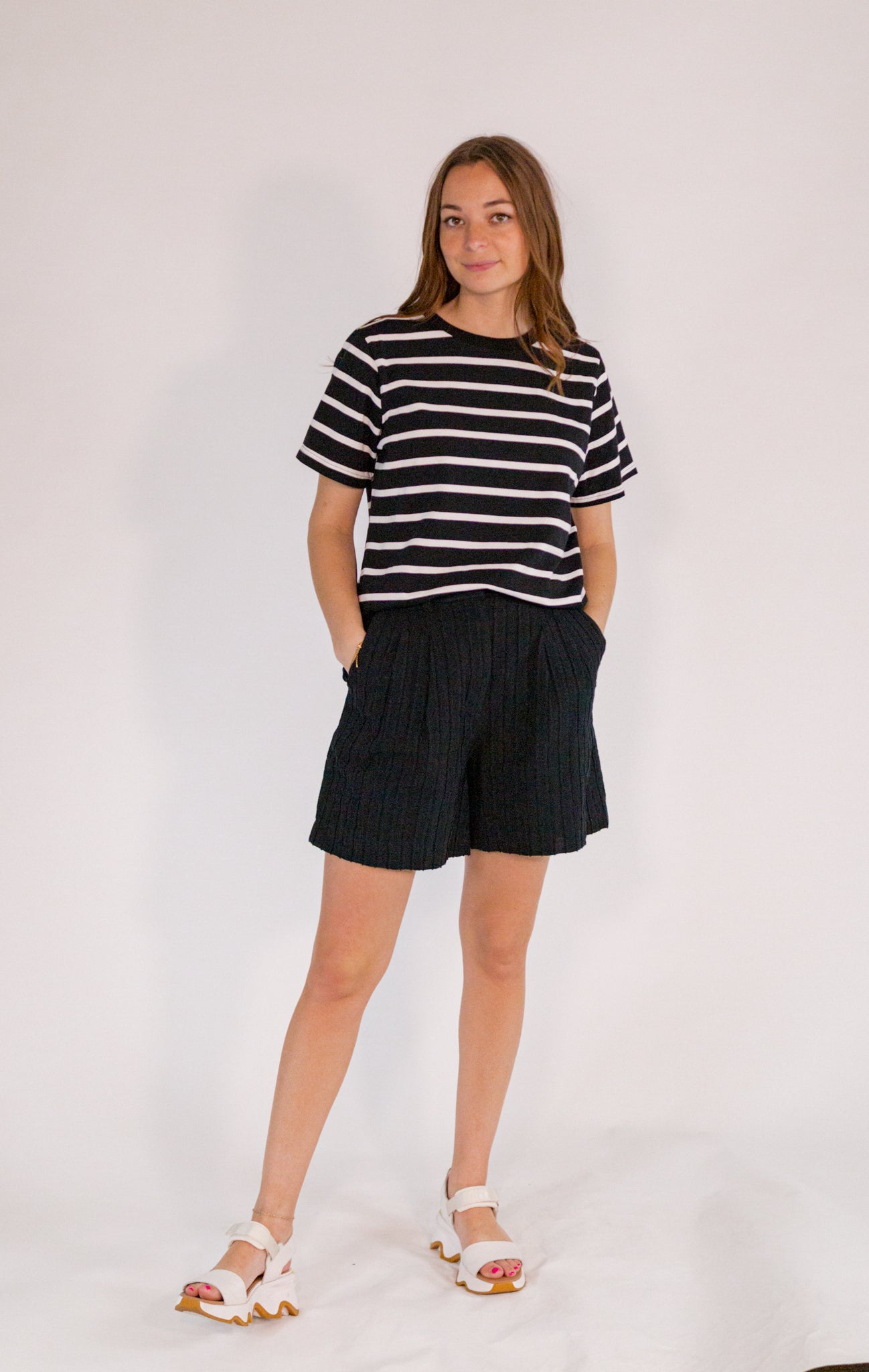 Celeste Pleated Shorts