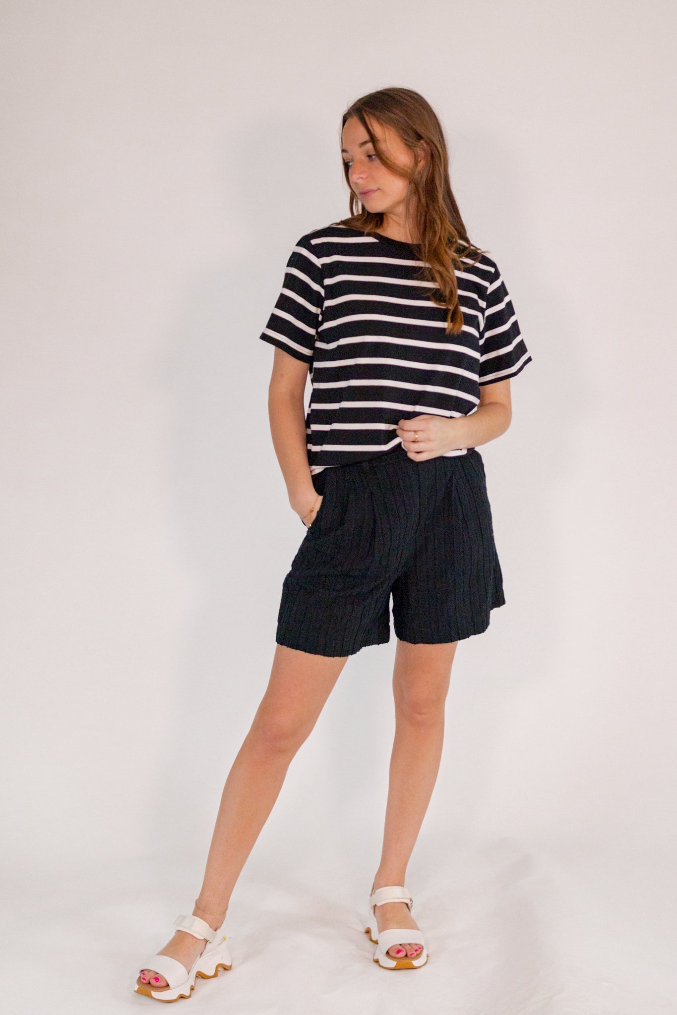 Celeste Pleated Shorts