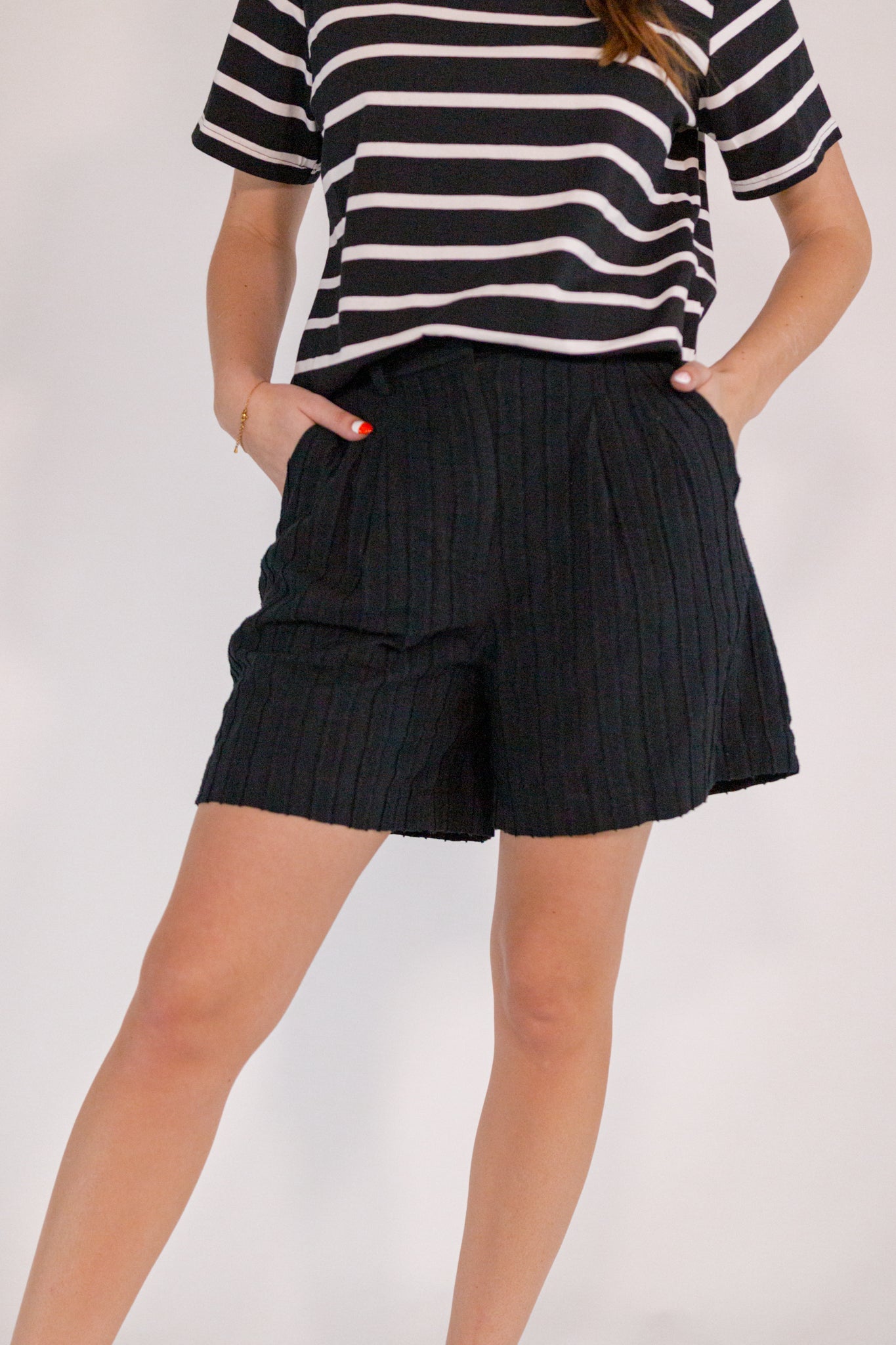 Celeste Pleated Shorts
