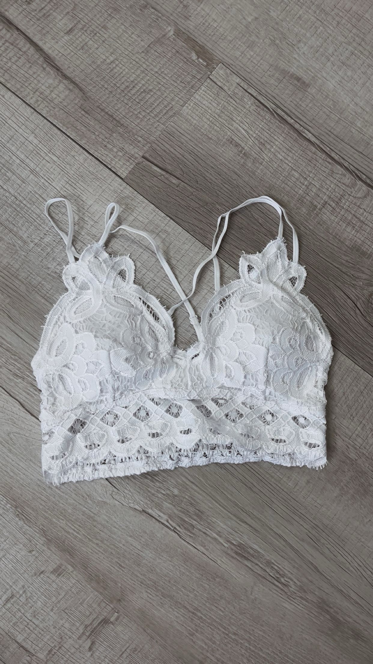 Opening Day Bralette, White