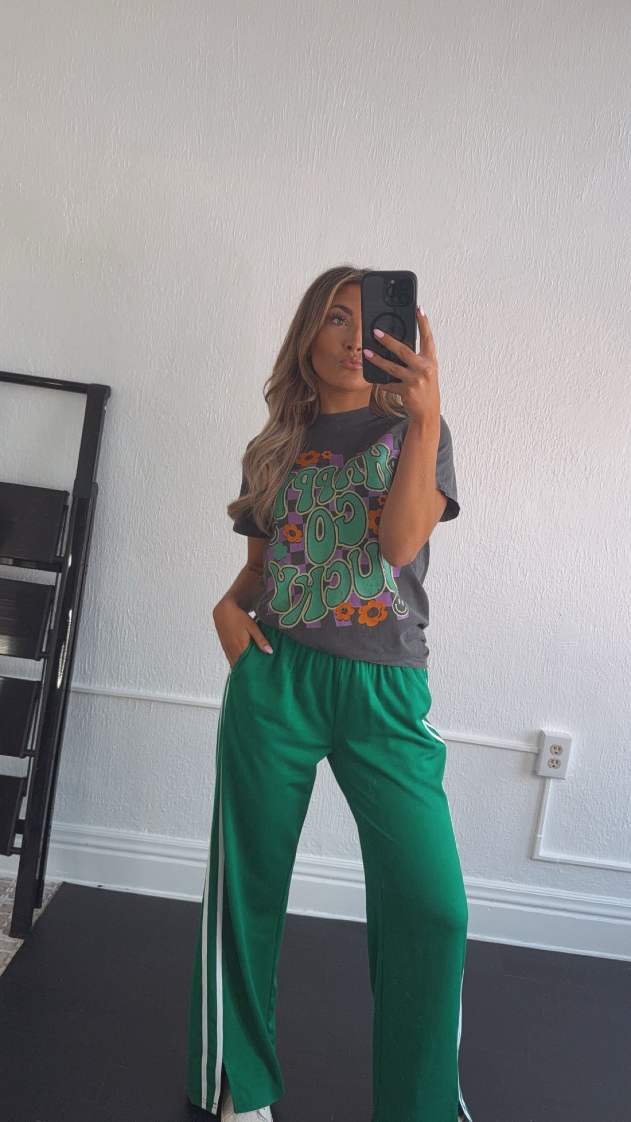 Happy Go Lucky St. Pattys Day Tee