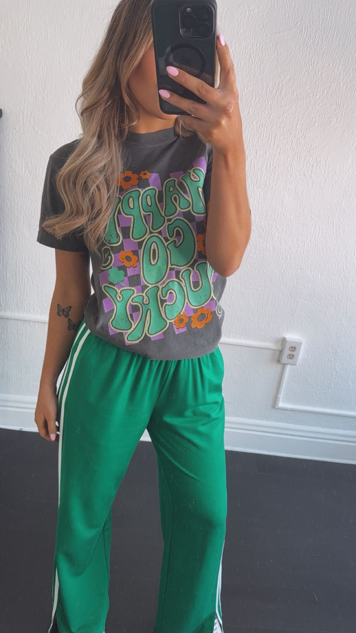 Happy Go Lucky St. Pattys Day Tee