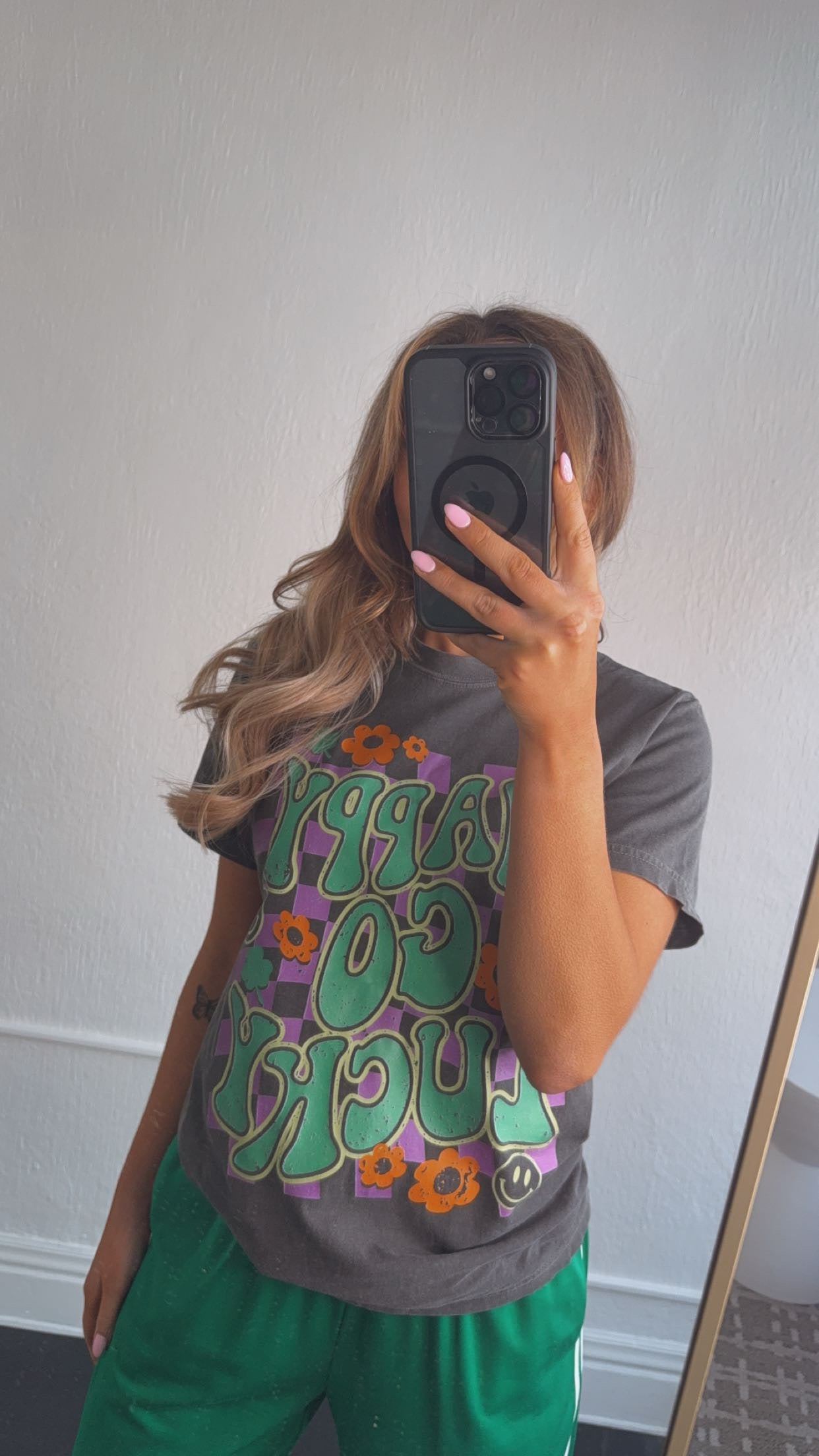 Happy Go Lucky St. Pattys Day Tee