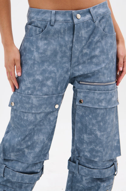 ALL AROUND THE CITY PU TROUSER