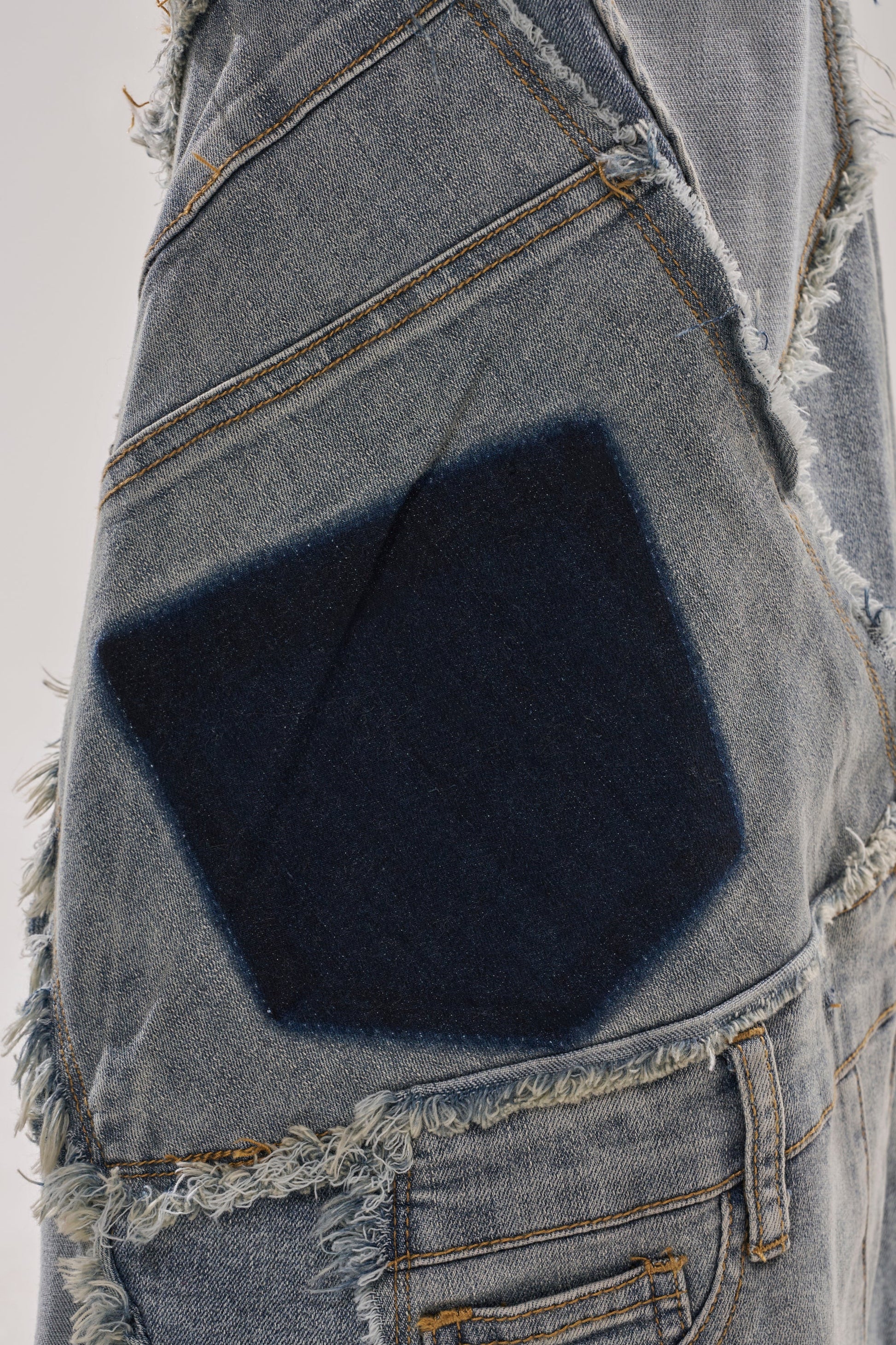 ALL OVER ME DENIM PATCHWORK JEANS