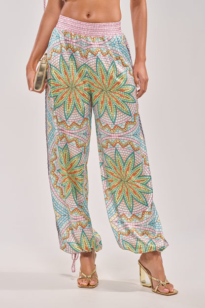 ALL DIFFERENT WAYS SATIN PALAZZO PANT