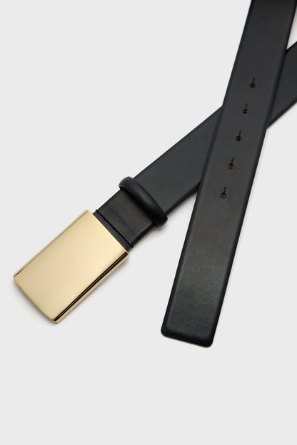 Black and Gold Mason Belt