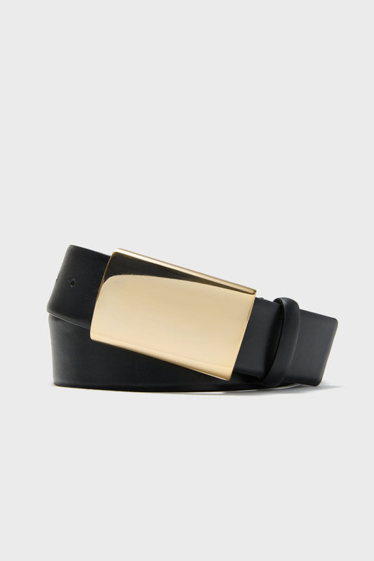 Black and Gold Mason Belt