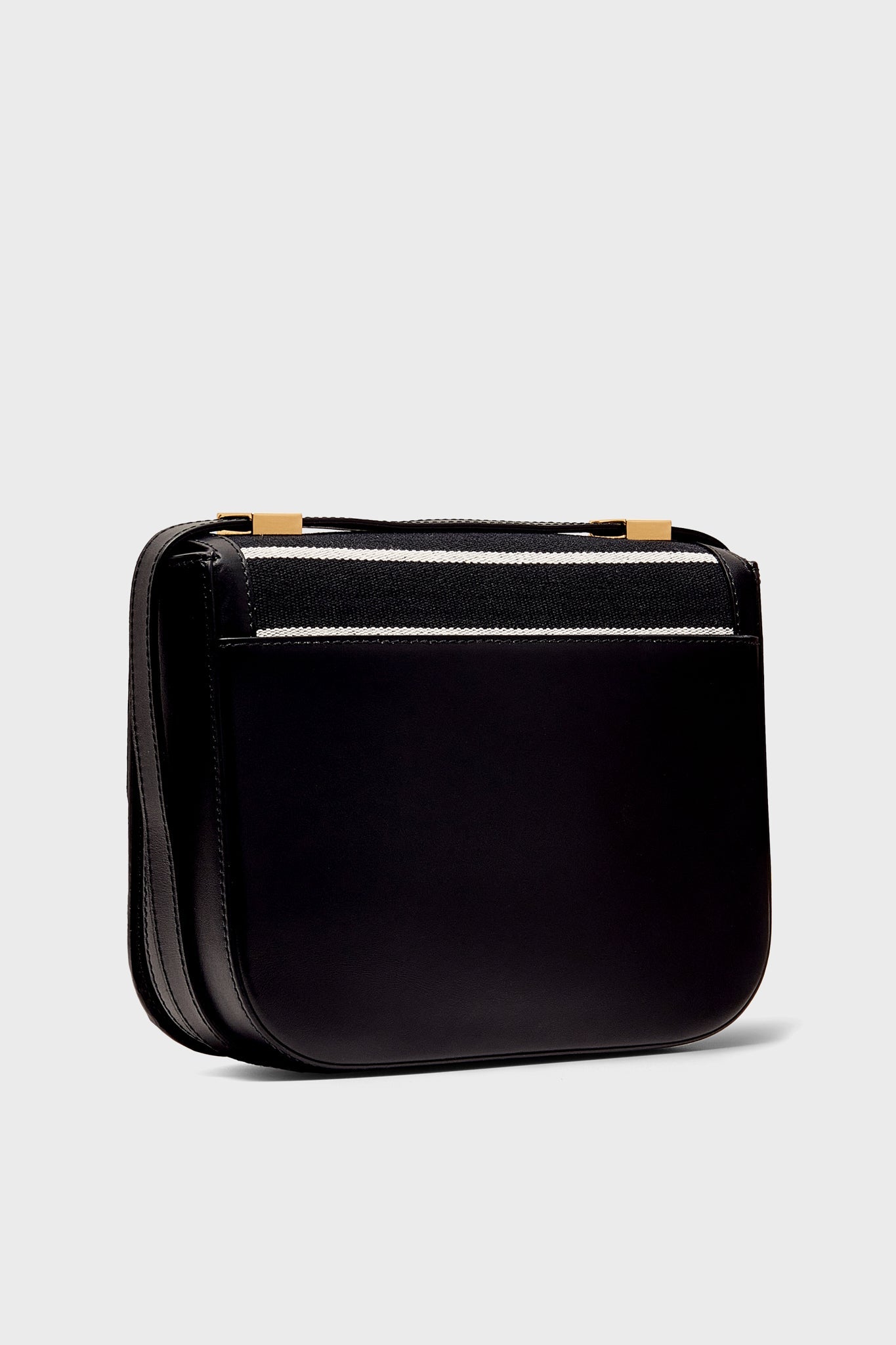 Black Breton Stripe Canvas Vancouver Bag