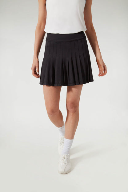 Black and White 15 Inch Williams Tennis Skirt