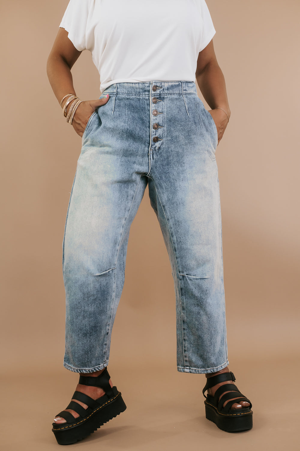 Barrel Denim Jeans