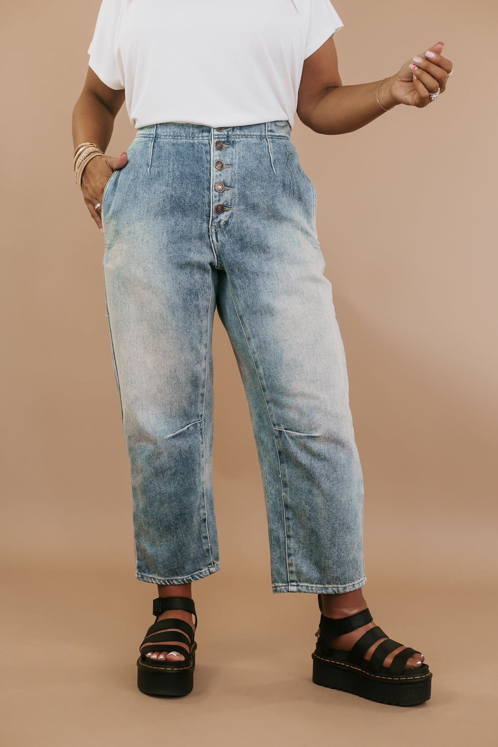 Barrel Denim Jeans