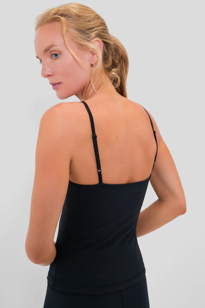Black Compression Spandex Sofia Cami