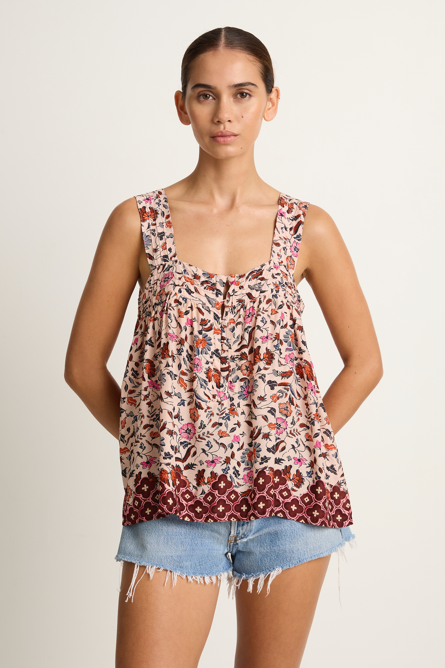 Natalie Martin Jasmine Top - Wildflower Spice