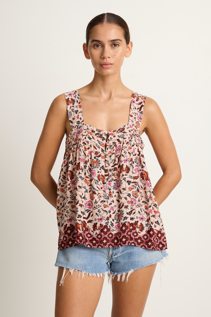 Natalie Martin Jasmine Top - Wildflower Spice