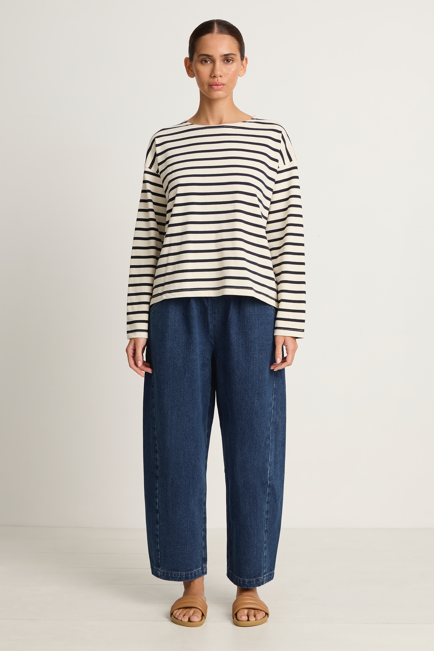 Le Bon Shoppe Arc Pants - Blue Denim