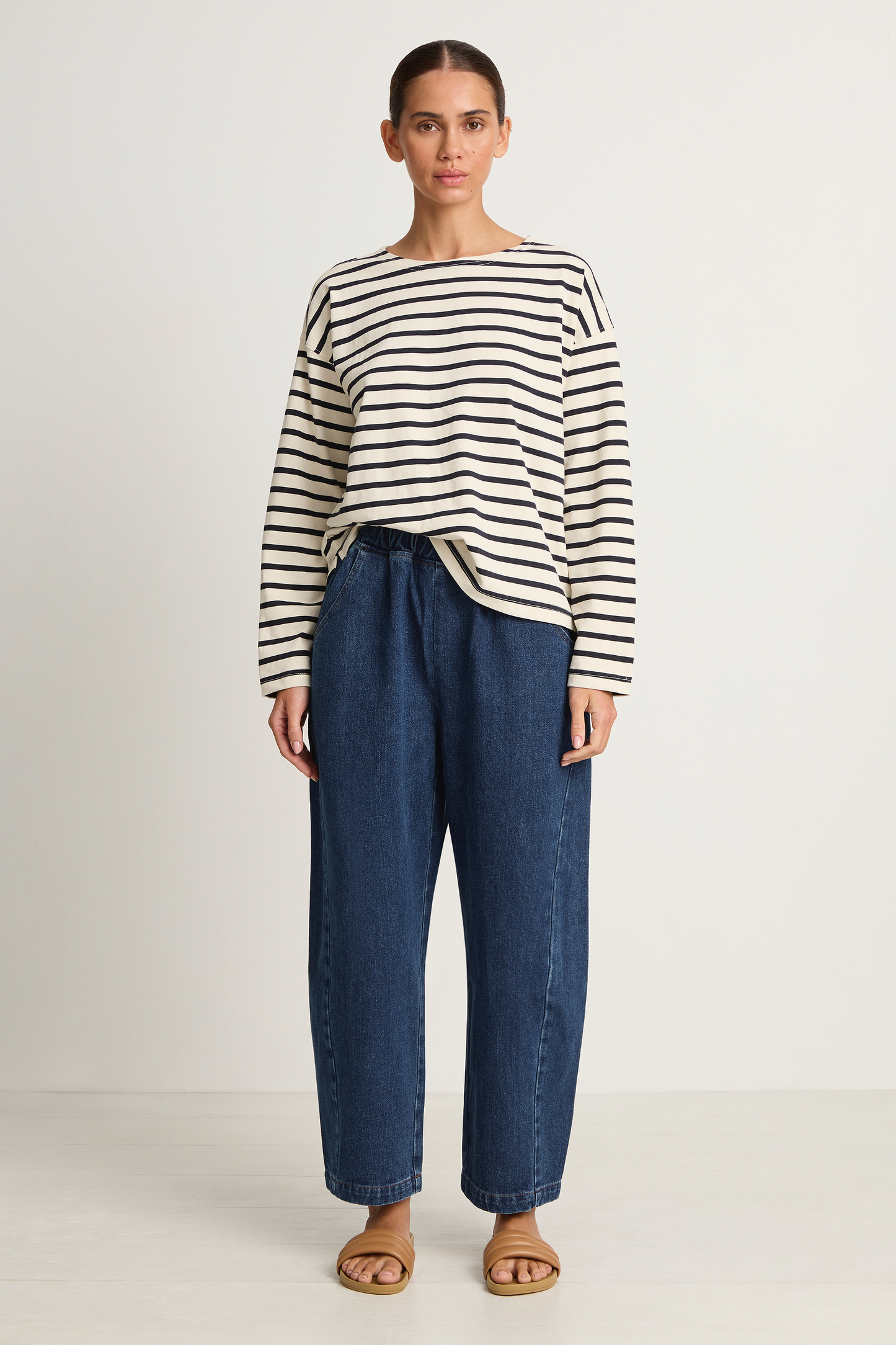 Le Bon Shoppe Arc Pants - Blue Denim