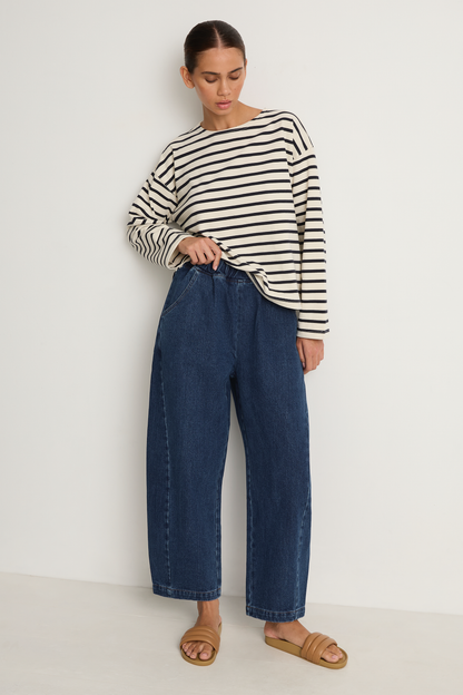 Le Bon Shoppe Arc Pants - Blue Denim