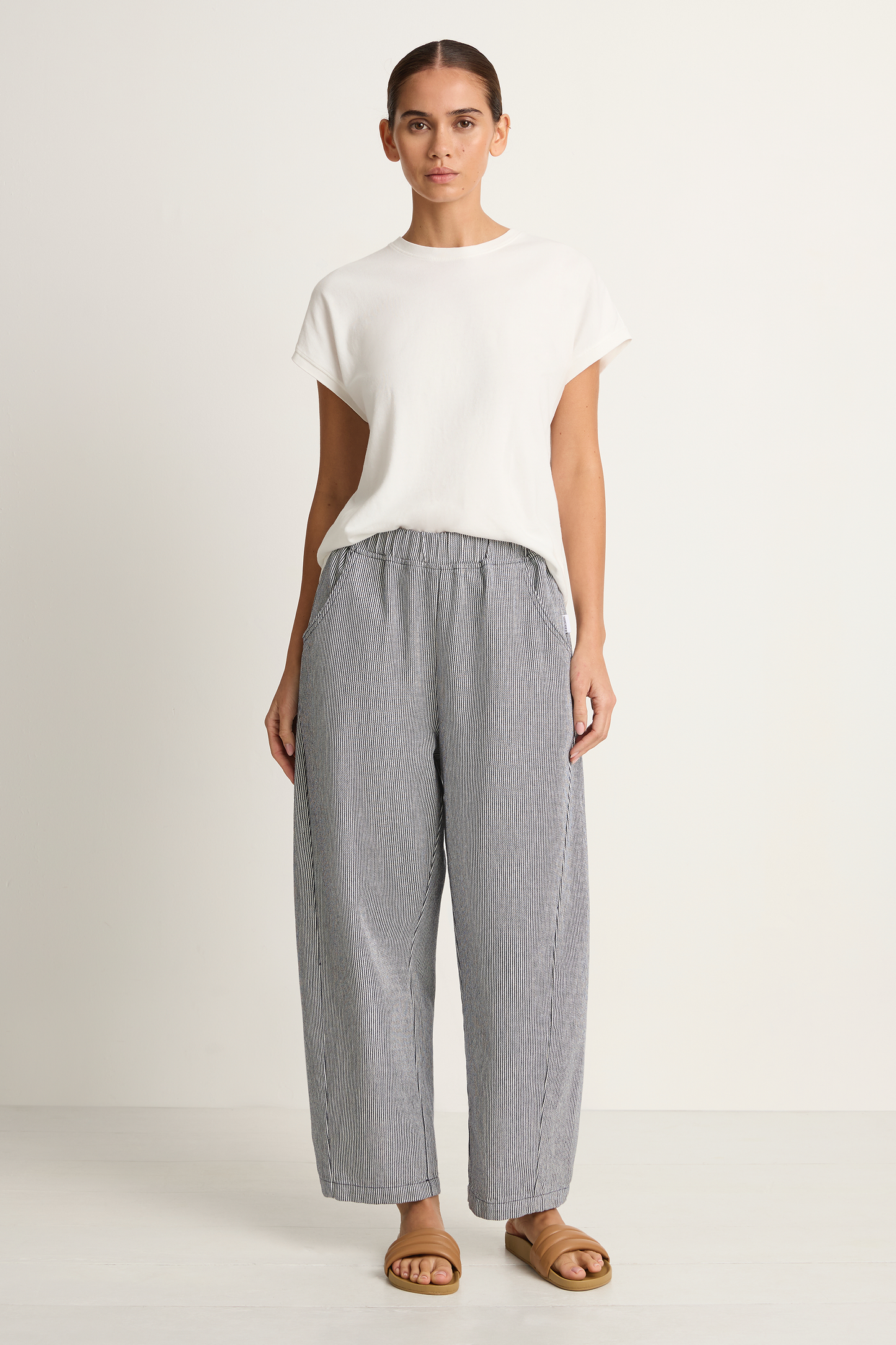 Le Bon Shoppe Arc Pants - Blue Stripe