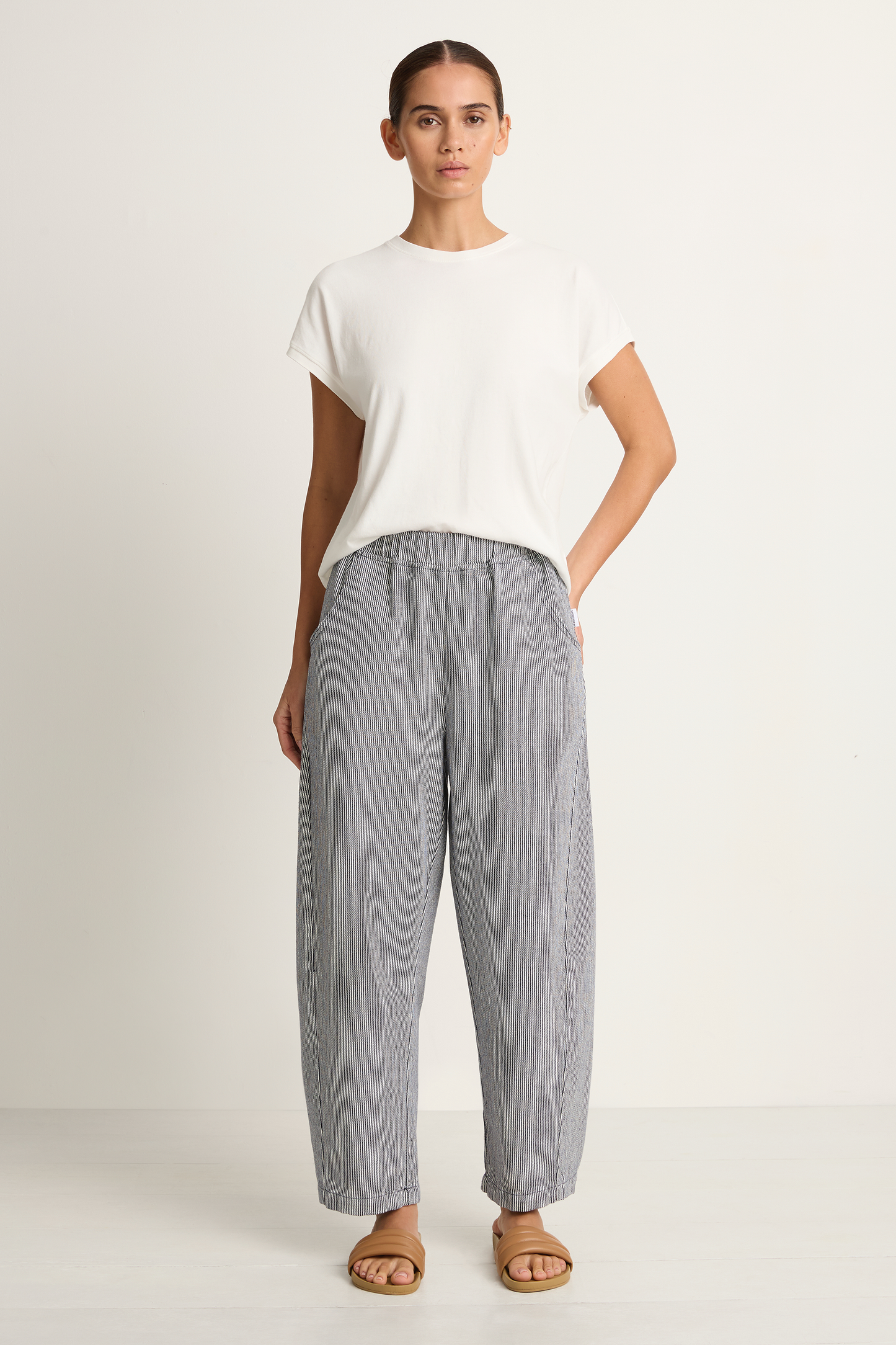 Le Bon Shoppe Arc Pants - Blue Stripe