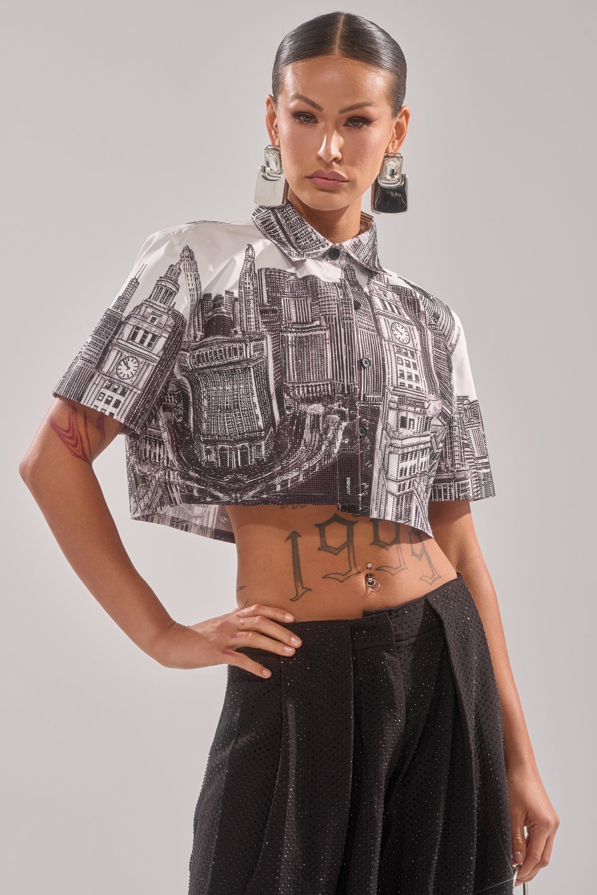 ALL OVER THE CITY BUTTON DOWN
