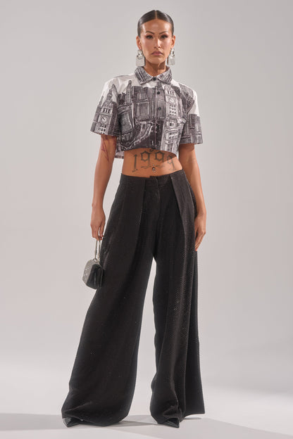 ALL OVER THE CITY BUTTON DOWN