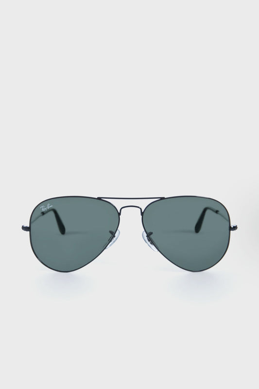 Black Classic Aviator Sunglasses