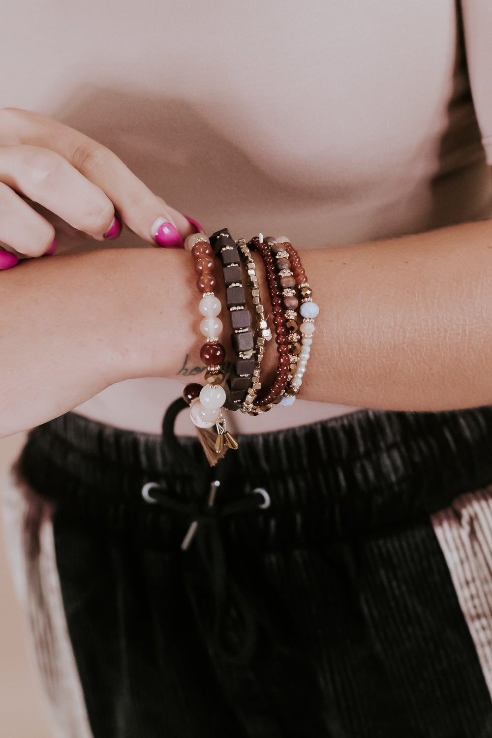 Get It Bracelet Stack, Brown