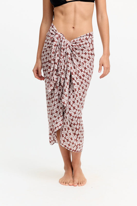 Benoa Swim Pareo - Cowrie Basket