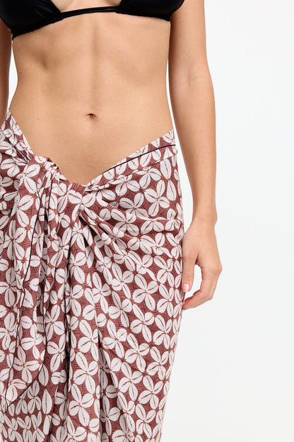 Benoa Swim Pareo - Cowrie Basket