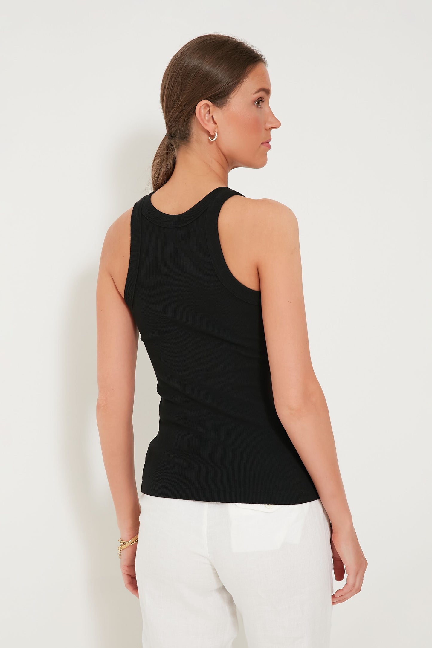 Black Everyday Ribbed Tank