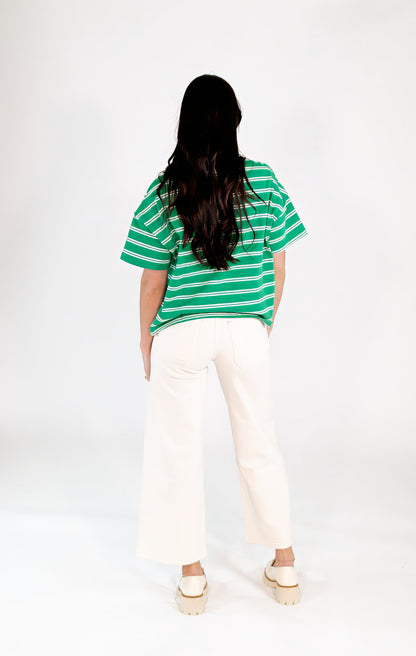 Ophelia White Barrel Jeans